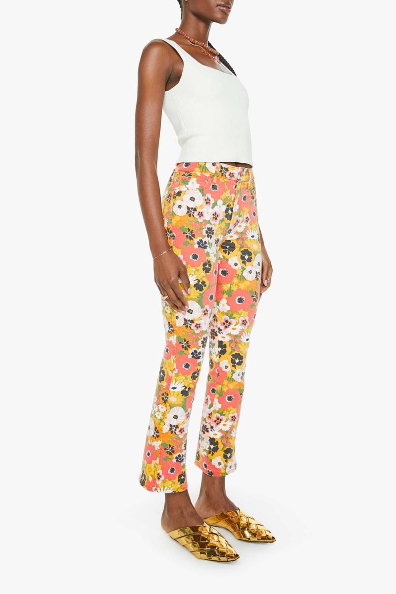 The Mid Rise Smokin' Double Flood in Flowers Al Fresco – Mint Julep