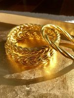 Load image into Gallery viewer, Double Braided Buddhist Temple Bangle in GOLD
