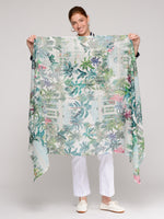 Load image into Gallery viewer, Botanical Greenhouse Print Scarf