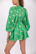Load image into Gallery viewer, Alicia Romper in Arizona Green