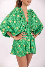 Load image into Gallery viewer, Alicia Romper in Arizona Green