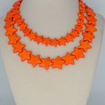 Load image into Gallery viewer, Large Sea Star Necklace in Orange