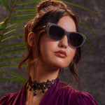 Load image into Gallery viewer, Black Tie Fabulous Glam G Sunglasses