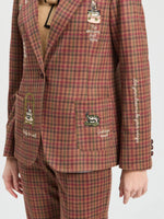 Load image into Gallery viewer, Gadea Blazer in Terracotta Check