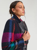 Load image into Gallery viewer, Pietra Wool Jacket in Oversized Multi Check