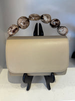 Load image into Gallery viewer, The Nica Leather Clutch in Taupe