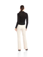 Load image into Gallery viewer, Khami Velvet Burnout Shirt in Leopard