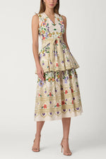 Load image into Gallery viewer, Upton Dress in Floral Sand Print