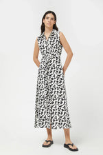 Load image into Gallery viewer, Sea Coral Maxi Dress in White
