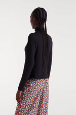 Load image into Gallery viewer, Fitted Turtleneck in Black
