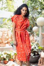 Load image into Gallery viewer, Adley Dress in Flame Scarlet