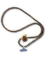 Load image into Gallery viewer, Hand-painted Snail Gemstone Crossbody Phone Chain in Tortoise