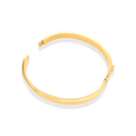 Load image into Gallery viewer, Gold Plated Square Bezzled Multicolor CZ Bangle