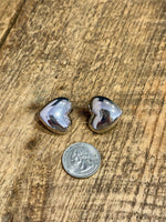 Load image into Gallery viewer, Heart Clip On Earring in Silver