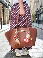 Load image into Gallery viewer, Hand-painted Mini Ace Bag Charm + Keychain