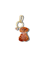 Load image into Gallery viewer, Hand-painted Doodle Puppy Bag Charm + Keychain