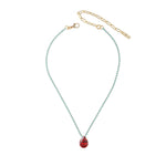 Load image into Gallery viewer, Milli Necklace in Red/Turquoise