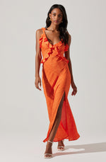 Load image into Gallery viewer, Sorbae Maxi Dress in Orange
