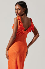 Load image into Gallery viewer, Sorbae Maxi Dress in Orange
