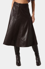 Load image into Gallery viewer, Zhuri Skirt in Dark Brown