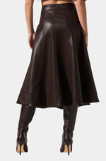 Load image into Gallery viewer, Zhuri Skirt in Dark Brown
