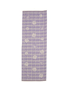 Load image into Gallery viewer, Plaid Rose Scarf in Purple
