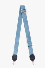 Load image into Gallery viewer, Adjustable Crossbody Strap in Chambray w/ Tonal Ciao