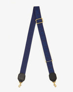 Load image into Gallery viewer, Adjustable Crossbody Strap in Navy Blue w/ Tonal Déjà Vu