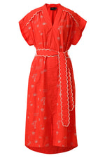 Load image into Gallery viewer, Adley Dress in Flame Scarlet