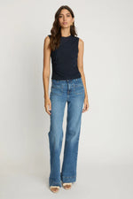 Load image into Gallery viewer, Devi Top in Navy
