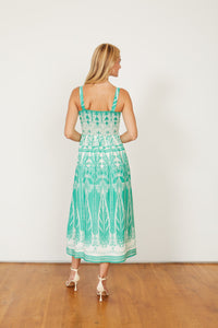 Piper Maxi Dress in Woodcarved Palm