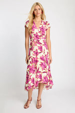 Load image into Gallery viewer, Lila Dress in Fuchsia Floret