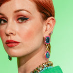 Load image into Gallery viewer, Chrisley Studs in Citrus Lime Matte