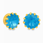Load image into Gallery viewer, Chrisley Studs in Aquamarine Matte