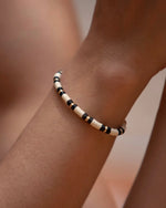 Load image into Gallery viewer, Clarte Bangle Maxi in Ivory and Black