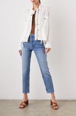 Load image into Gallery viewer, Collins Jacket in Gauze White
