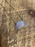 Load image into Gallery viewer, Colorful Pave Necklace in Multi
