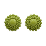 Load image into Gallery viewer, Dahlia Clip On Earring in Green