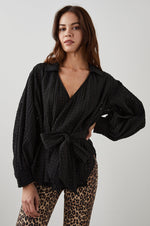 Load image into Gallery viewer, Eileen Blouse in Black
