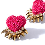 Load image into Gallery viewer, Danika Earrings in Hot Pink