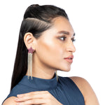 Load image into Gallery viewer, Evren Earrings in Fuchsia