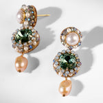 Load image into Gallery viewer, Mukta Earrings in Green