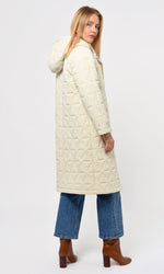 Load image into Gallery viewer, Sammy Quilted Jacket in Ecru
