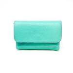 Load image into Gallery viewer, Small Foldover Bag in Tiffany Blue
