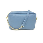 Load image into Gallery viewer, Leather Camera Bag in Denim Blue
