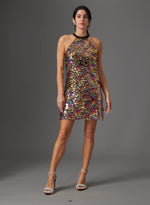 Load image into Gallery viewer, Noa Dress in Multi Sequin
