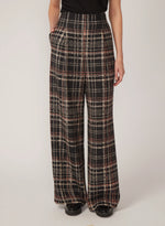 Load image into Gallery viewer, Milena Pant in Black Plaid