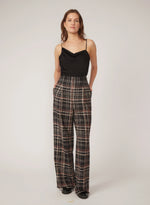Load image into Gallery viewer, Milena Pant in Black Plaid