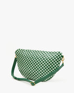 Load image into Gallery viewer, Grande Fanny in Fern & Mist Woven Checker