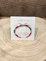 Load image into Gallery viewer, Clarte Bangle Maxi in Red and Green